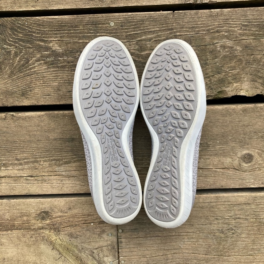 SKECHERS Shoes NEWBERRY ST Air-Cooled MEMORY FOAM Gray White Step In Size 11 - Picture 11 of 16